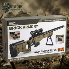 Brick-Built AWM Sniper Rifle (978 Pcs)