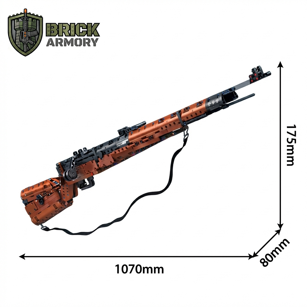 BrickArmory Kar 98k(1206) pieces – BrickArmory